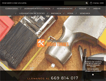 Tablet Screenshot of ferreteriadavidtorres.com